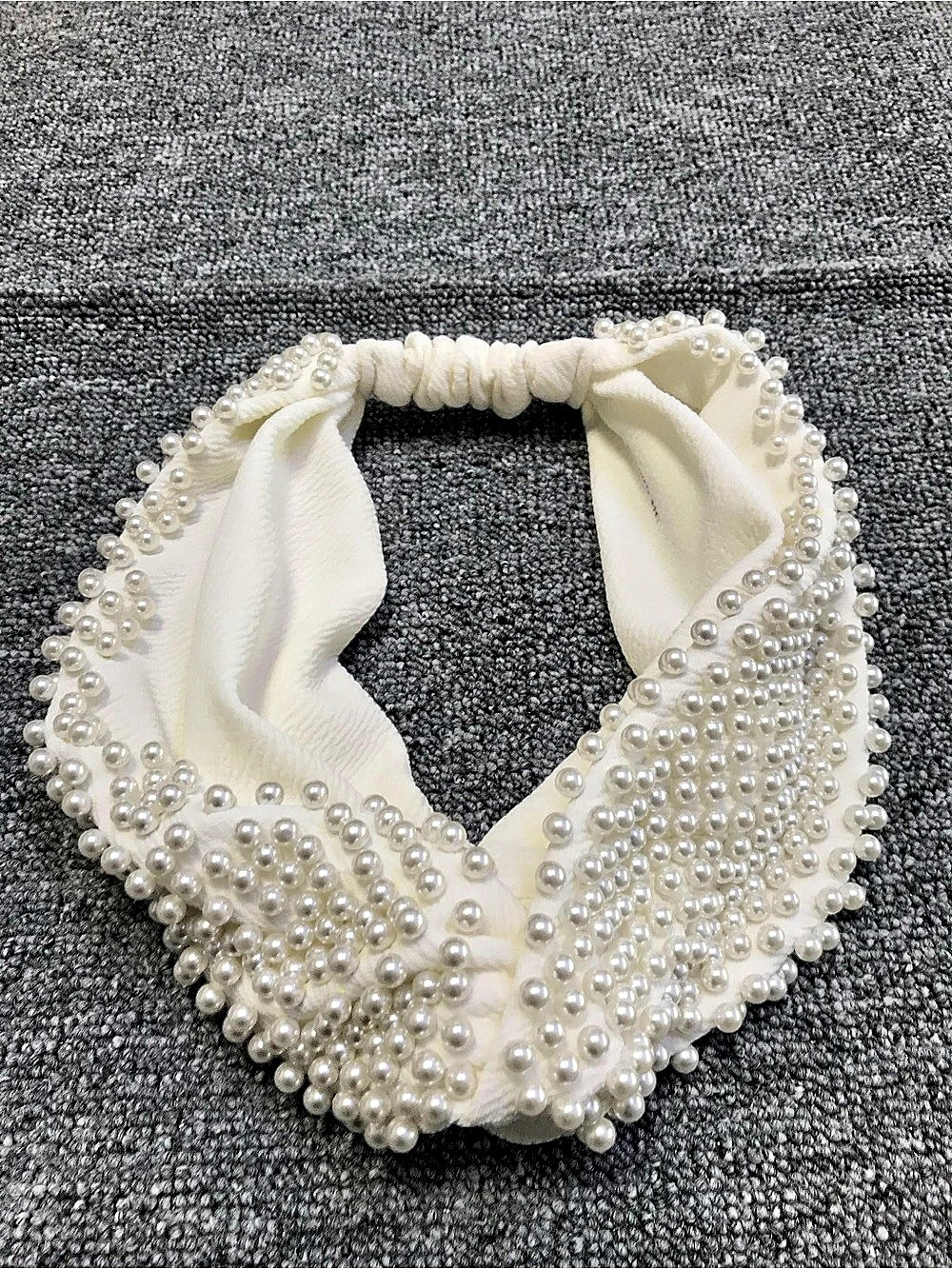 Lele Sadoughi Pearl Head Wrap Headband
